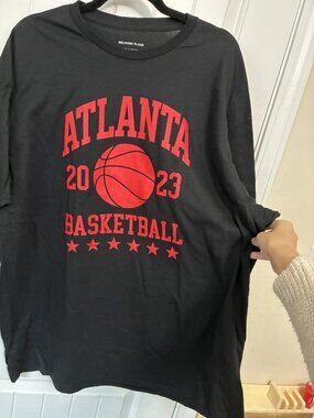 Atlanta Basketball 2023 Tee In Black Size XXL